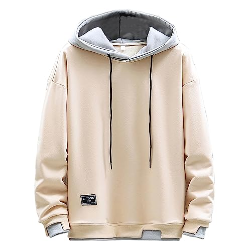 NautySaurs Sudadera con capucha para hombre, diseño de retazos, unisex, de manga...