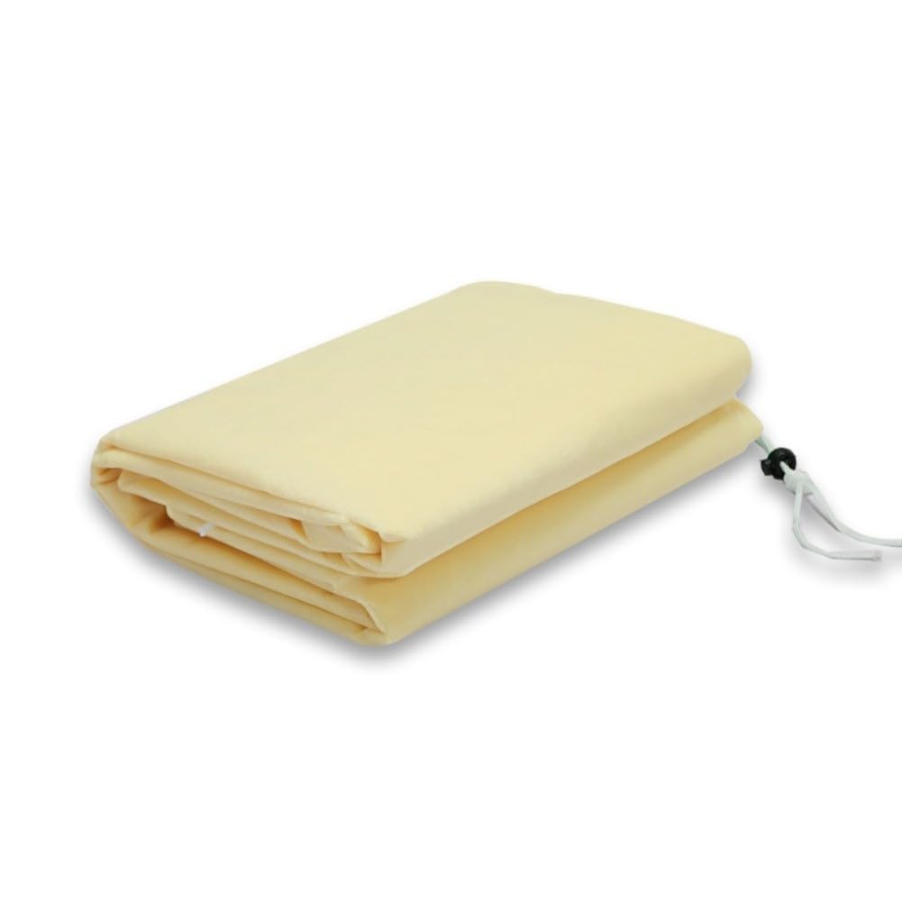 Copertura protettiva per piante in tessuto non tessuto spesso, isolamento invernale per esterni, per piante da giardino, confezione da due con diverse dimensioni, beige