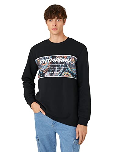 Sweat-shirt imprimé Koton en maille de survêtement confortable et stylé