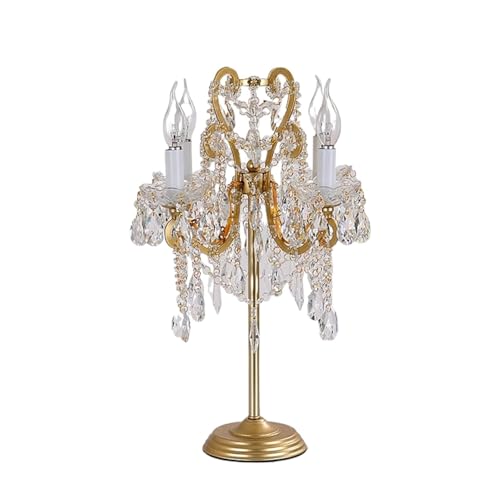 Lampe de chevet cristal finissez-en avec les éclairages agressifs de chambre