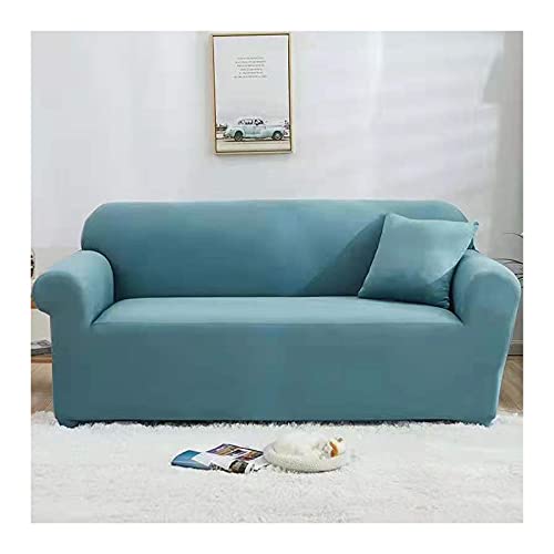 Housses de canapé 2 places bleu lac extensible 145-185 cm - 2