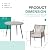 Patiorama 5-Piece Patio Dining Set, Outdoor Dining Table Chair Set, All-Weather Embossed Rattan Wicker Rope Conversation Set, Patio Furniture Set w/Umbrella Hole, 4 Cushioned Chairs&Glass Table(Beige)