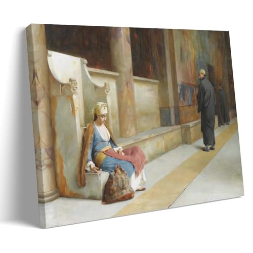 Art mural orientaliste Theodoros Ralli pour créer une ambiance zen de monastère dans sa chambre