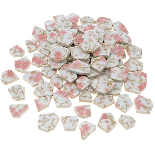 Yatinkim 500g Keramik Mosaik Fliesen unregelmäßige gebrochene...