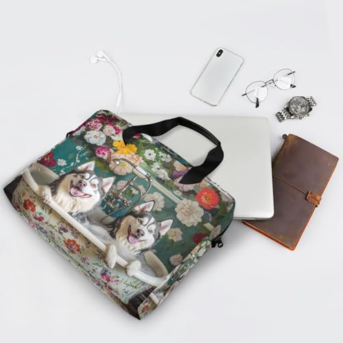 Bolso para portátil 15.6 pulgadas con diseño vintage miniatura 7