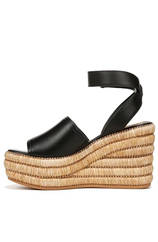 Franco Sarto Womens Toni Platform Wedges Black 8 M