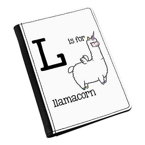 Llamacorn Lettre L porte-passeport idée cadeau originale pour passionnés de voyage