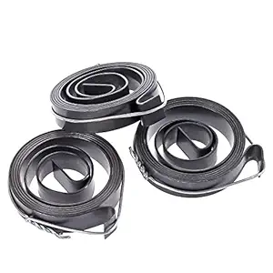 TOPPROS Pack of 3 Drill Press Return Spring, Quill Spring Feed Return Coil Spring Assembly, 2.2Ft Long, 35 x 8 x 0.8mm