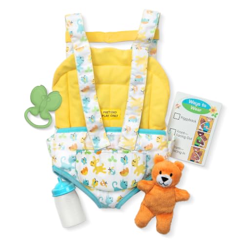 Melissa & Doug Mine to Love Carrier Pretend Play Set for Baby Dolls - image 1