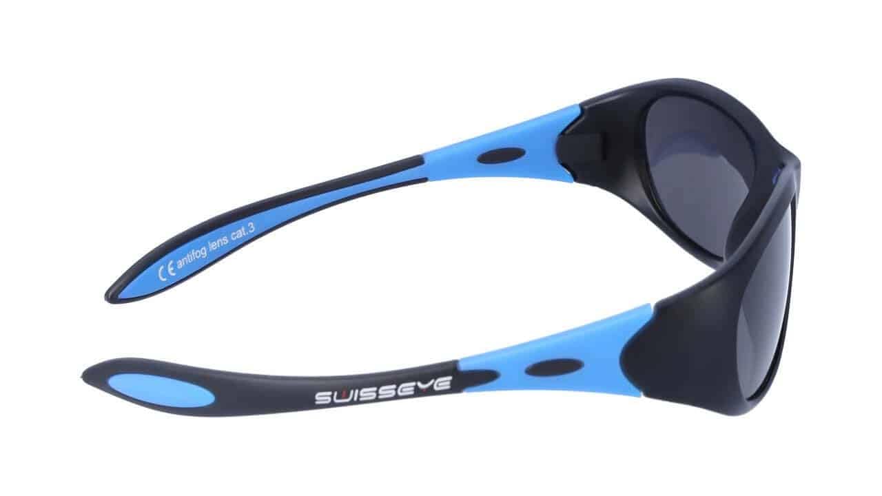 Swiss Eye Kinder Kindersportbrille Toddler, Black Matt/Blue, 16644