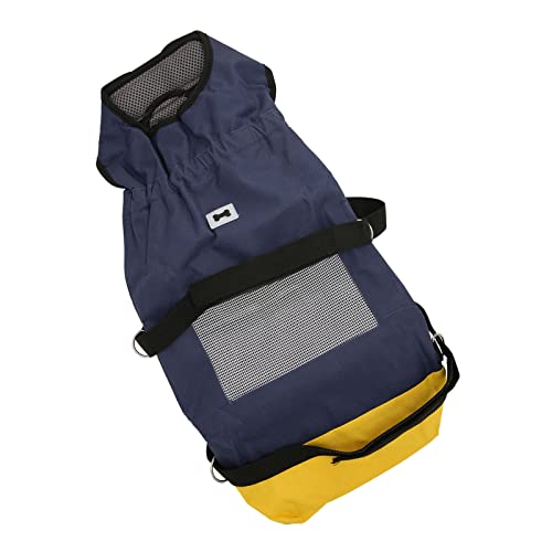 Tnfeeon Hunderollstuhl für Hunde, Haustierrollstuhl aus Verbundplanke für Gelähmte Hunde mit Oxford-Stoff-Hundespielzeugtasche für Kleine Hunde und Katzen (L (geeignet für 6,5-9 kg/14,3-19,8 lb))