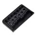Kmise A1262 1 Pack BG-2002-D-BK Hardtail Electric Guitar Fixed Bridge, Black