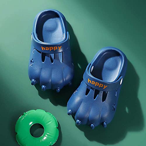 Kids Garden Clogs Boys Girls Summer Cute Cartoon Cat paw Water Shoes Non-Slip Lightweight Soft Children Sandals Infant Slip-on Walking Slippers for Beach Pool Shower （Toddler/Little Kid）4