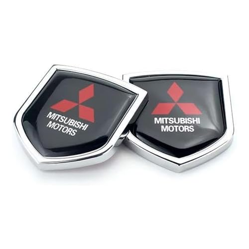 ZBYFCLK 3D Coche Logotipo Pegatinas para Mitsubishi Eclipse Cross GK,Emblema Adhesivo,Insignias,Accesorios Coche Maletero Pegatinas Logo