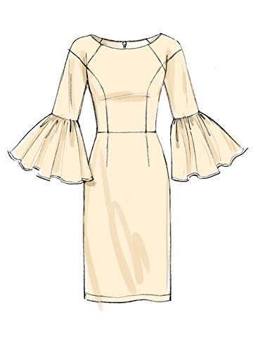 Vogue Patterns Misses' Princess Seam Dresses, 14-16-18-20-22", Green #TOP2