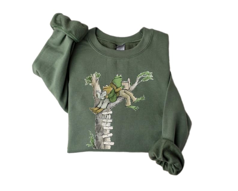 Frog and Toad Funny T-Shirt, Sweatshirt, Hoodie, Classic Book Shirt, Meme Frog Shirt, Book Lover Gift, Retro Frog Shirt, Old Book Shirt