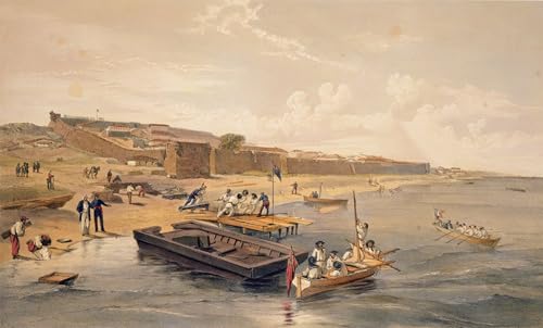 Cuadro de lienzo de Yenikale por William Simpson para crear un ambiente calido en el despacho