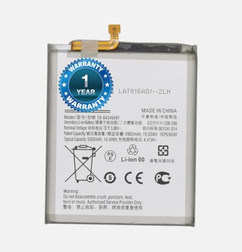Image of Original EB-BA546ABY Battery for Samsung Galaxy A34 (SM-A346E, SM-A346B) Batttery with 1 Year Warranty* (RFG183)