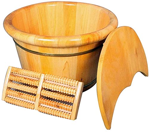 Sauna de pies de madera para pedicura y baño de pies