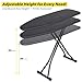 msezo Ironing Board-Foldable Adjustable Height Iron Board with Heat-Resistant Cover - Lightweight and Durable for Home Use