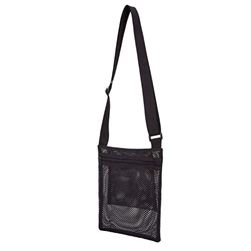 USPECLARE Heavy Duty Semi-Transparent Mesh Purse See Through Mesh Crossbody Bag4