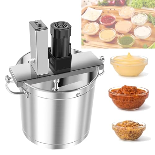 Batidora AutomáTica De Alimentos, Batidora EléCtrica Comercial, Raspador De 4 Cuchillas, Batidora AutomáTica De Acero Inoxidable Para Preparar Mermeladas, Salsas, Rellenos, Condimentos Y Salsas De Fon