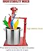 Power Mixer Pneumatic Agitator Clamp-On Drum Agitator Industrial-Grade Pneumatic Shaker Paint Stirring Tool，5 Gallon Pneumatic Paint Mixer, Adjustable Air Agitator with Aluminum Alloy Blade