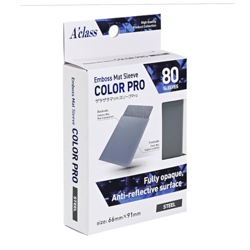 Étui mat Pro Accus acier pour éviter l'usure de vos cartes au format 66x91 mm
