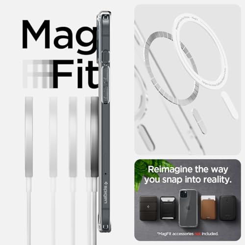 Spigen Ultra Hybrid MagFit for iPhone 15 Case, Graphite - image 7