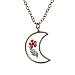 Produktbild BJINUIY Mode Hauptschichtrindleder Vintage Wecker Anhänger Halskette Für Frauen Männer Schmuck Hochzeit