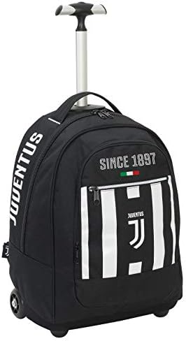 Seven Big Trolley Juventus Coaches, 29 Lt, Spallacci a Scomparsa, Bianco \u0026  Nero, 48 cm : Amazon.it: Valigeria