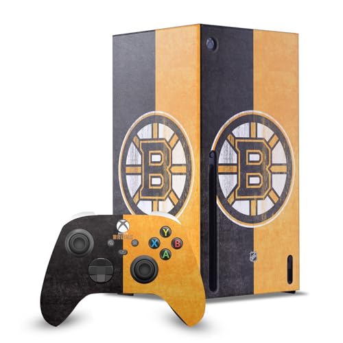 Skin Boston Bruins Xbox Series X pour un espace gaming NHL