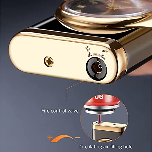 Encendedor Inflable Con Reloj Eléctrico 2 en 1 Rojo miniatura 3
