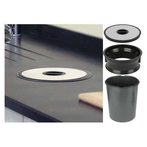Worktop Mounted waste bin, 13 litres Cover