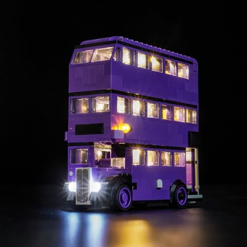 LocoLee Licht Set Kompatibel mit Lego 76446 Abenteuer mit dem Fahrenden Ritter, Nur Lichter Set, Licht Beleuchtung Set Compatible with Lego Knight Bus Adventure 76446(Nicht enthalten Modellset)