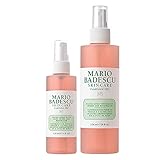 Mario Badescu Facial Spray with Aloe, Herbs and Rosewater 4 oz & 8 oz Duo , 12 Fl Oz