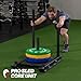 Titan Fitness Pro Sled Core Unit, 4-Post Push, Pull, or Drag Sled for Speed Training and Agility, Rated 750 LB Capacity, Use on Grass, Turf, Concrete or Asphalt, Fits Olympic Weight Plates