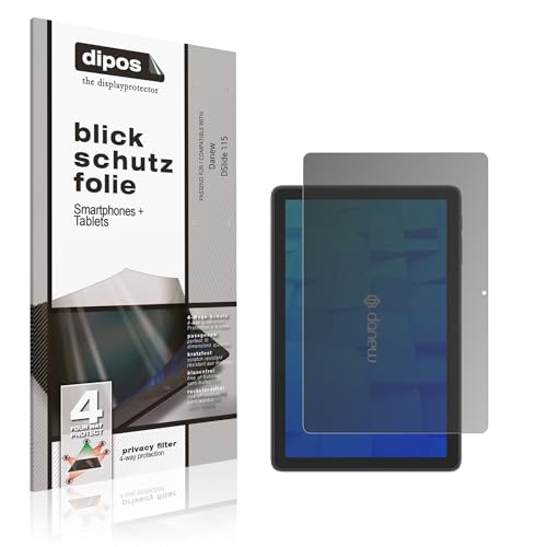dipos I Blickschutzfolie kompatibel mit Danew DSlide 115 Display-Schutzfolie matt mit 4-Wege Sichtschutz-Effekt