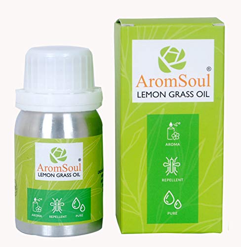 Image of Premium Lemon Grass Essential Oil 50 ML 100% Natural and Pure Therapeutic Grade for Hair & Skin Care, Mosquito Repellent, Refreshing Aromatherapy, Strengthening Scalp