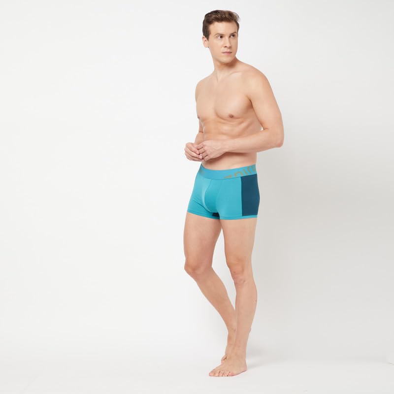 Image of Zoiro Men's Soft Cotton Blend Solid Trend Trunk (Pack of 2) |Colours May Vary