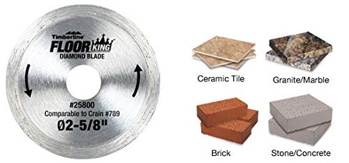 Floor King� Continuous Diamond Rim Saw Blade Comparable To Crain 789, Designed For Toe-Kick 795 Saw #TOP4