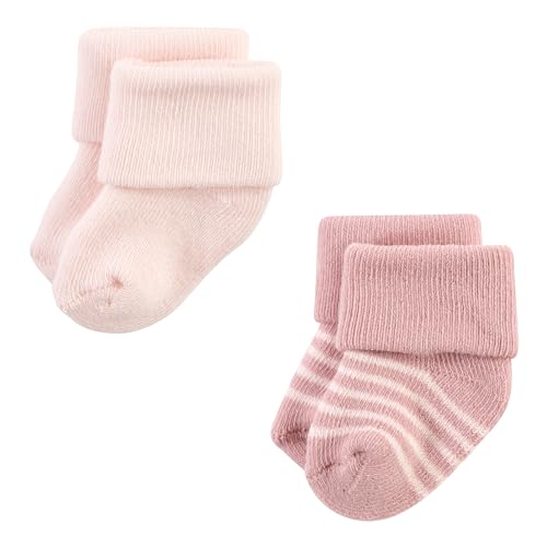 Image of Hudson Baby Baby 8-pack Cotton Rich Newborn and Terry Socks