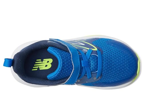 New Balance Baby ITRAVRB2 Running Shoe, Team Royal/Blue Oasis/Bleached Lime Glo, 3 Wide US Unisex Infant2