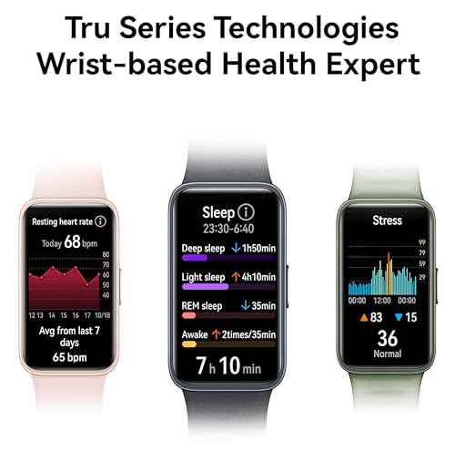 Smartband HUAWEI Band 8, Design Ultra-fino, 14 dias de duração da bateria, Bateria completa em apena