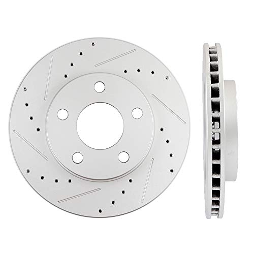 Brake Rotors,cciyu Premium Performance Front Brake Rotor fit for 1997-2005 for Chevrolet for Malibu,1999-2004 for Oldsmobile Alero,1997-1999 for Oldsmobile Cutlass,1999-2005 for Pontiac Grand Am