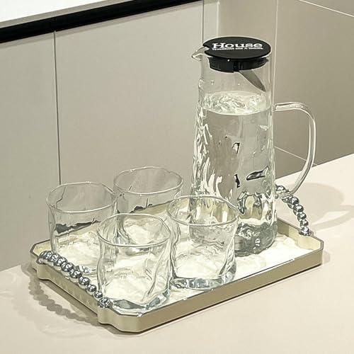 Tetera y taza de agua de cerámica para hogar miniatura 2
