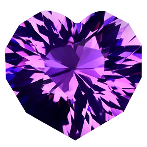 Améthyste violette de 11,98 ct, pierre précieuse naturelle d'exception non traitée pour haute joaillerie