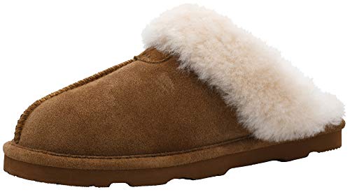 BEARPAW Women's Loki Hickory Size 9 | Soft Suede Indoor & Outdoor Slippers | Comfortable &...