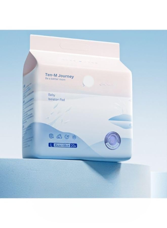 Be a better momPortable Waterproof Baby Diaper Changing Pad - Leak-Proof, Soft, Disposable Underpads - Breathable Baby Mat for Changing Table & Mattress Play Pad (20Pcs/1Pack) (1)