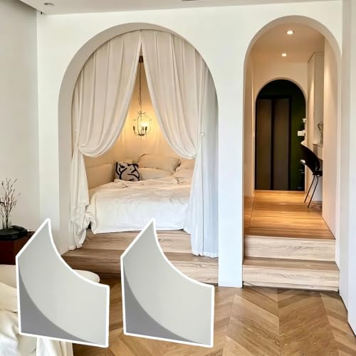 Kit de arco redondeado para puerta de espuma pintable en dos piezas 2